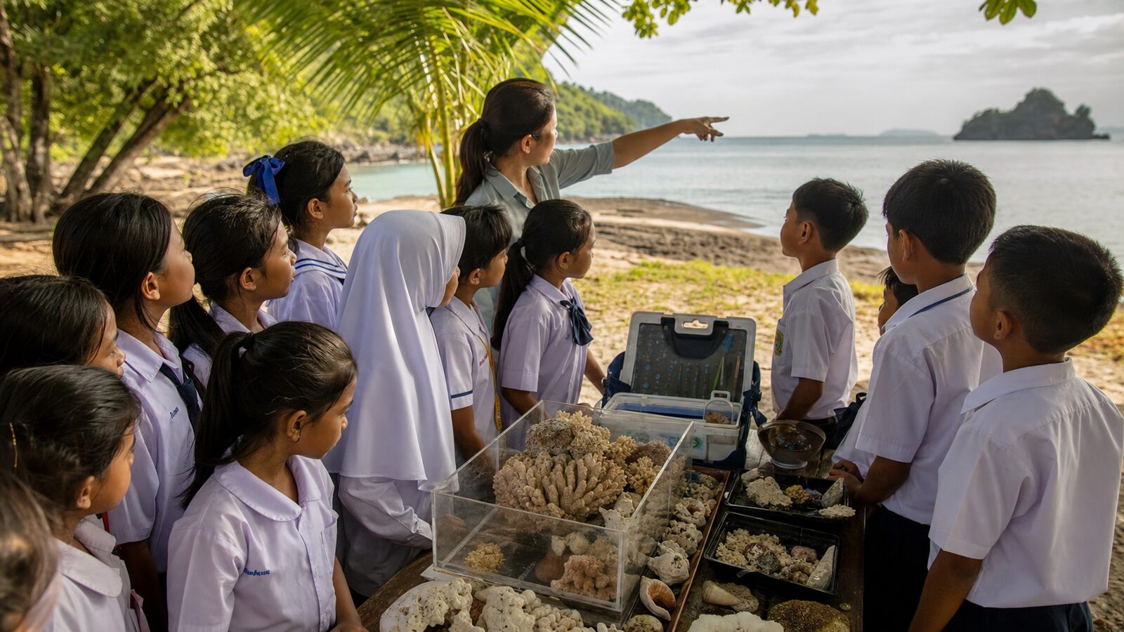 Ocean education exhibit in Bangkok